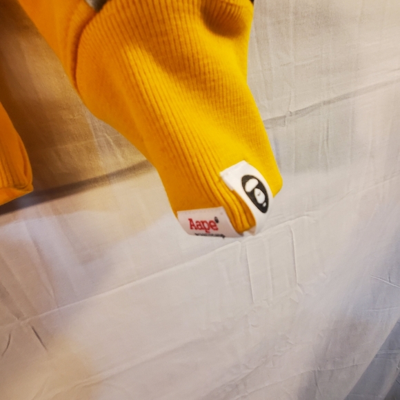 AAPE BY A BATHING APE Men's Medium Camouflage Pattern APUNVS Sweatshirt *flaw*. - Picture 5 of 13